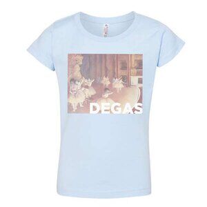 NWT Degas Print Toddler Girls Lt Blue T-shirt - Dress Rehearsal